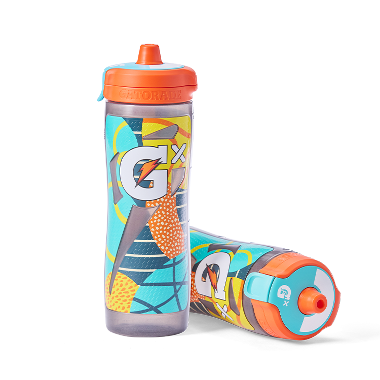 Gx Patterned Water Bottle - Montage Green