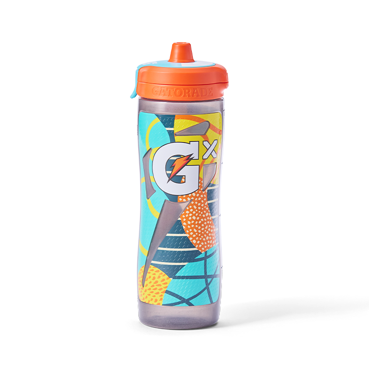 Gx Patterned Water Bottle - Montage Green