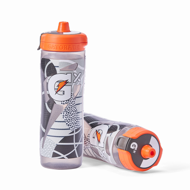 Gx Patterned Water Bottle - Montage Black