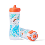Gx Patterned Water Bottle - Marble White